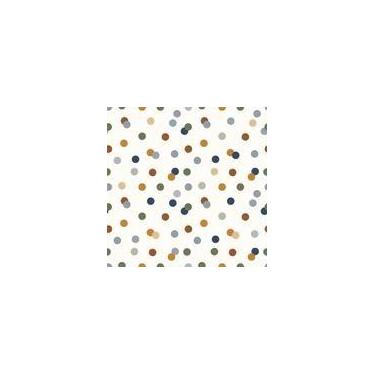 Imagem de Papel de Parede infantil Vinílico Confete vinho, bege, marinho e verde