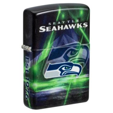 Imagem de Zippo NFL Seattle Seahawks 540 isqueiro de bolso fosco