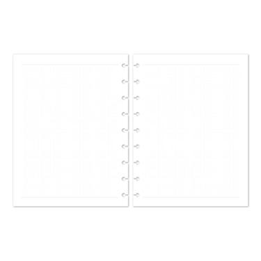 Imagem de Discagenda Refis de inserção Planner Discbound 60 folhas 120gsm 36.3 kg 14.7x21.1 cm (grade, HP Classic)