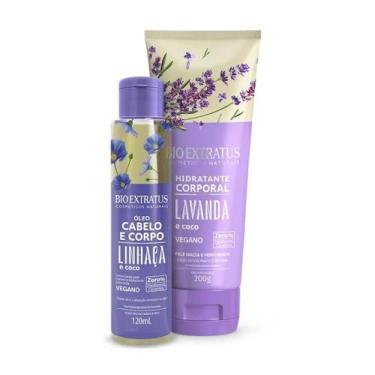 Imagem de Kit Hidrante de Pele Bio Extratus Lavanda 200g + Oleo 2x1 Cabelo Corpo