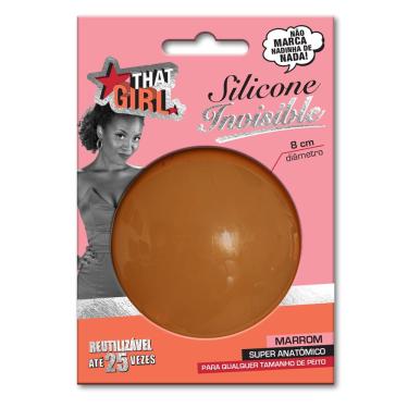 Imagem de Adesivo Seios That Girl Silicone Invisible Feminino Marrom