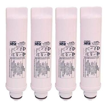 Imagem de Kit 4 Filtro Refil Purificador Midea Sensia E Liva Kfpna - WFS