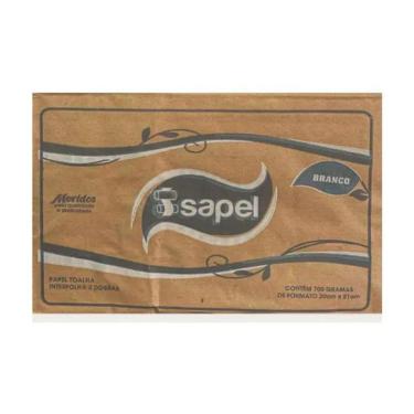 Imagem de Kit Papel Toalha Interfolhas 20x21 700 Folhas Simples 5un Isapel