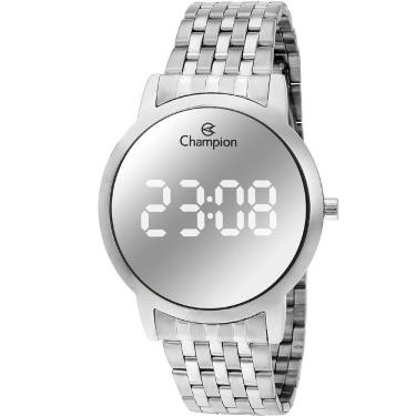 Imagem de Relógio Champion Feminino Digital Prata Espelhado Ch40099q