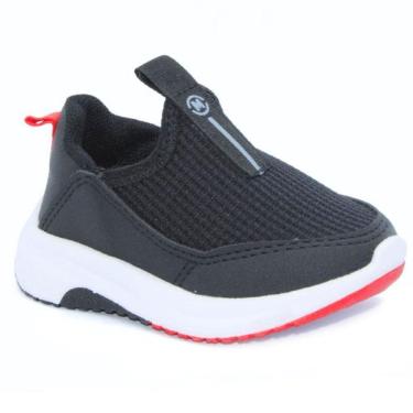 Imagem de Tênis Bebê Molekinho Flot Rust Neo Menino - Preto