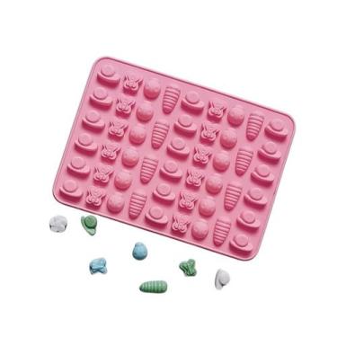Imagem de Forminha De Silicone Para Balinhas De Gelatina Jardim - Genérica