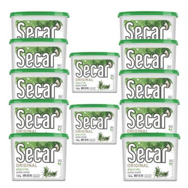 Imagem de Kit Com 12 Evita Mofo Secar 180g Antimofo Guarda Roupas Armários Closet Gaveta Despensa Umidades Bolor Fungos Bactérias Mau Cheiro (12, Alecrim)