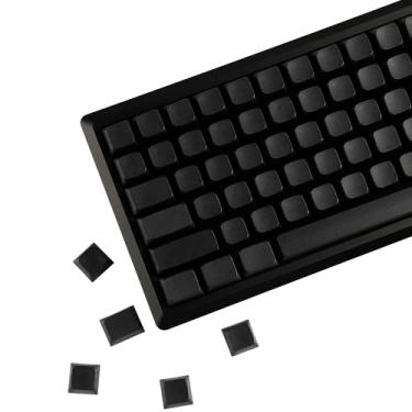 Imagem de YMDK 127 teclas pretas em branco ZDA XDA V2 Teclas PBT para teclado MX 104 87 61 Melody 96 KBD75 ID80 GK64 SP84