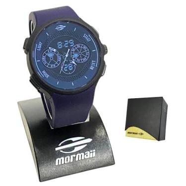 Imagem de Relógio Mormaii Masculino Acqua Anadigi Azul MO1608B/8C