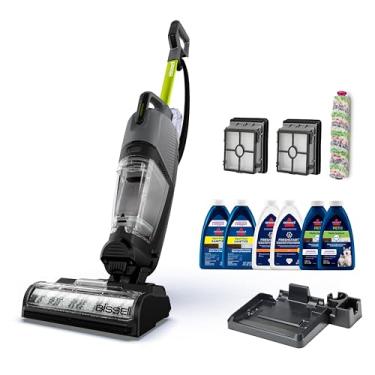 Imagem de BISSELL® CrossWave® HydroSteam™ Deluxe Wet Dry Vac, Multi-Purpose Aspirador, Lavagem e Vapor, Fórmula Incluída, Verde, 3515G