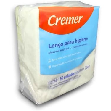 Imagem de Lenço De Banho e Higiene Cremer Pacote Com 50 Unidades
