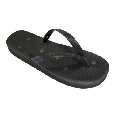 Imagem de Sandália Dedo Com Tiras Pvc Magnética Hawai Preto 39/40 Par - Terumi