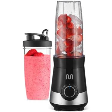 Imagem de Liquidificador Portatil 300W Multilaser 800ml 2 Velocidades Preto 220V
