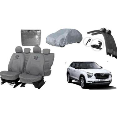 Imagem de Conjunto capa couro + brinde limpador Creta 20-24 - iron tech