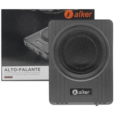 Imagem de Auto-Falante Subwoofer Ativo Com Amplificador 8" 600w Aiker - ASW-0820