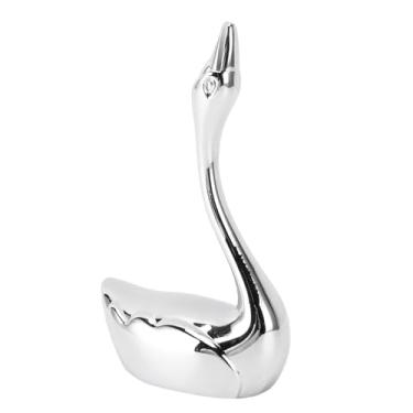 Imagem de Aramox Chapotedto de Pauzinha, Cisne Descanso Aço Inoxidável, Organizador Decorativo de Colher Decorativo Requintado, Adicione Elegância Com Design de Cisne, Mantenha a Mesa Limpa e