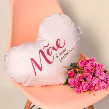 Imagem de Almofada Coração - Mãe é Amor Perfeito