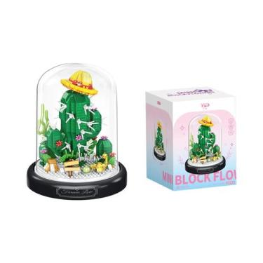 Imagem de Buquê De Rosas Vermelhas Decoração De Mesa Bonsai Romântico Diy Blocos