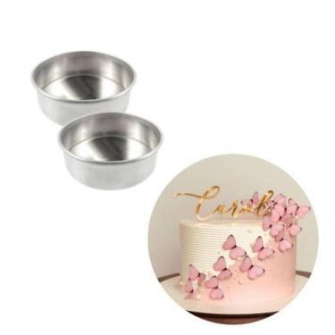 Imagem de Kit 02 Formas para Bolo Pudim brownie 15x5 aluminio - CAPARROZ