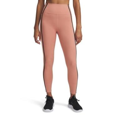 Imagem de Legging de Treino Under Armour Meridian Piped Feminina, Rosa, P