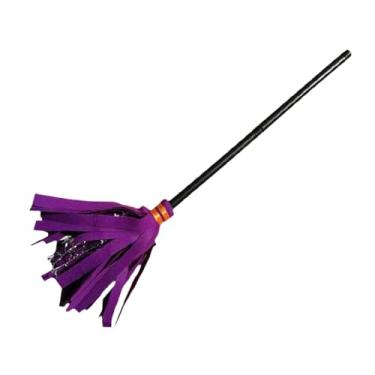Imagem de UGPLM Fantasia de Halloween de vassoura de bruxa, lembrancinhas criativas para festa infantil, acessórios para fotos de vassoura de bruxa para decoração de