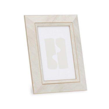 Imagem de Porta-retratos minimalista em poliestireno e vidro - 10x15 - MART