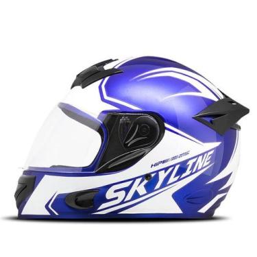 Imagem de Capacete Mixs Mx2 Skyline Brilhante