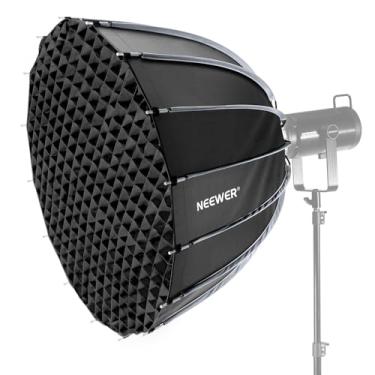 Imagem de NEEWER Suporte parabólico Softbox Bowens de 90 cm, liberação rápida com difusores/grade/bolsa para iluminação contínua de vídeo CB60 CB200B MS60 MS150B Q4 compatível com Godox Amaran 100x Aputure 600d