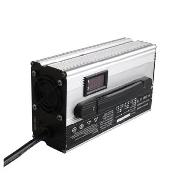 Imagem de Lzyjckh Carregador de Bateria de Chumbo-Ácido 900W 24V 25A com Ventoinha de Refrigeração e Carga Lenta Para Empilhadeira, Transpaleteira, Bateria de Carrinho de Golfe,Silver,13#