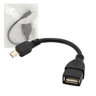 Imagem de Adaptador Conversor OTG Micro USB V8 para USB A Femea