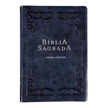 Imagem de Bíblia Nvi, Letra Sênior, Couro-Soft Azul, Leitura Perfeita