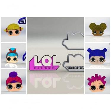 Imagem de Cortador Kit Lol Surprise 6 Modelos e Logo Modulares Tamanho 6cm
