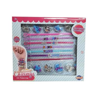 Imagem de Brinquedo Beaut Charmys Kit Pulseiras Com Acessórios 42338