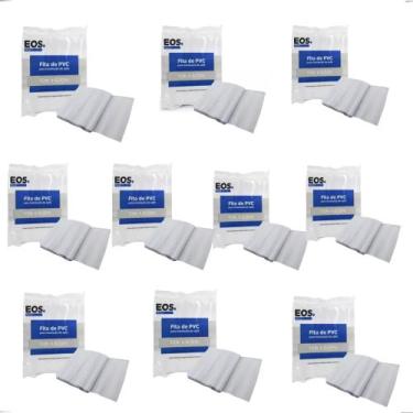 Imagem de Kit 10 Fitas Pvc Branca Refrigeração Ar Condicionado 10m - Eos Refrige
