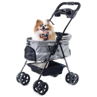 Imagem de Carrinho de passeio para Pet, animal de estimação, cachorro, cão, gato
