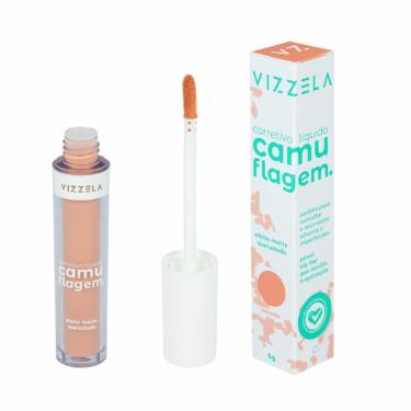 Imagem de Corretivo Líquido Vizzela Camuflagem Salmão 5g