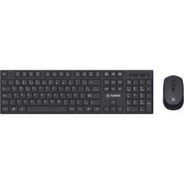 Imagem de Kit Mouse e Teclado Fortrek CW11 Wireless Preto