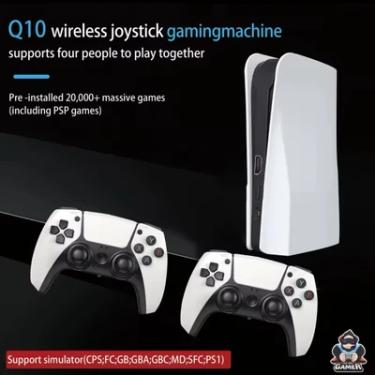 Imagem de Video Game  Q10  Controle Sem Fio, 3d Game Stick, 64g, Retro 4k, 2.4g, Suporta Psp