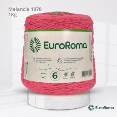 Imagem de Barbante Nº 6 da EuroRoma com 1Kg, 1070 | MELANCIA