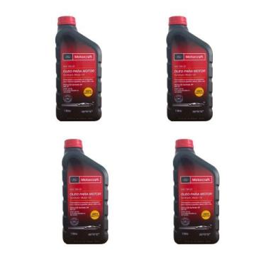 Imagem de Kit 4 Óleos Motor 5W20 Semissintético Ford Motorcraft BXO5W20CA API SP