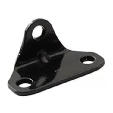 Imagem de 100Un Cantoneira Chapa Metálica para Fixar Móveis 3 Furos (Preto)