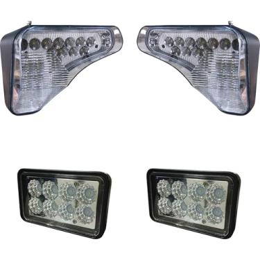 Imagem de Tiger Lights Kit de luz LED BobcatKit-2 12V compatível com/substituição para Bobcat A770, S450, S510, S590, S595, S630, S650, S740, S750, S770, S850, T450 Flood/Spot Combo Off-Road Light