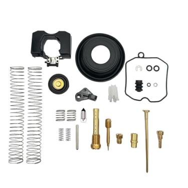 Imagem de Kit de reparo de reconstrução de carburador Kit de reparo de carburador compatível com Harley Davidson Dyna Sportster 40 mm XL883 XLH1200 CV40 Substituir 27421-99C 27490-04 27421-99A
