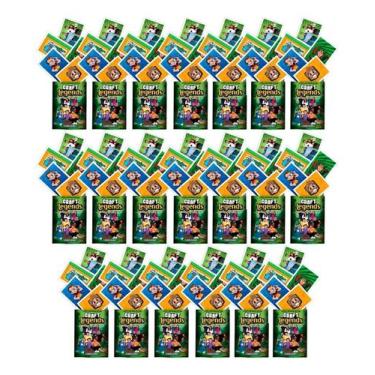 Imagem de Kit 150 Figurinhas Album Craft Legends Minecraft Youtubers - Pixel