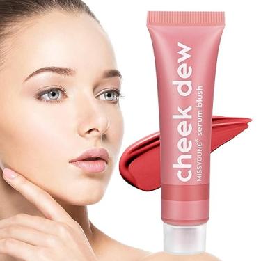 Imagem de Blush Líquido - Natural Matte Finish Look, Dewy Cheek Tint,À prova d'água, respirável, à prova de manchas, acabamento orvalhado, blush facial de veludo, maquiagem para todos os tipos de pele Pinnkl