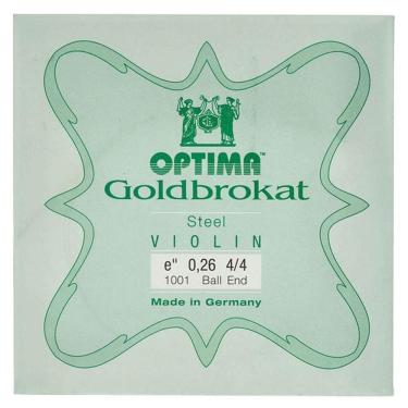 Imagem de Corda Mi Optima Goldbrokat Violino 4/4 Média 0,26mm