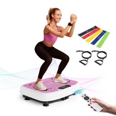 Imagem de Máquina de exercícios com placa vibratória SoftGym Power Pink 200 kg