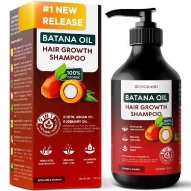 Imagem de Shampoo RICHGRAND Batana Oil Hair Growth 9 em 1 para mulheres e homens