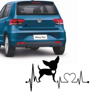 Imagem de Adesivo Pet Love Cachorro Chihuahua Eletro Preto Decorativo - SPORTINO