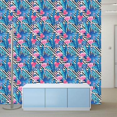 Imagem de Papel de Parede Adesivo - Flamingos - 162ppv - Allodi